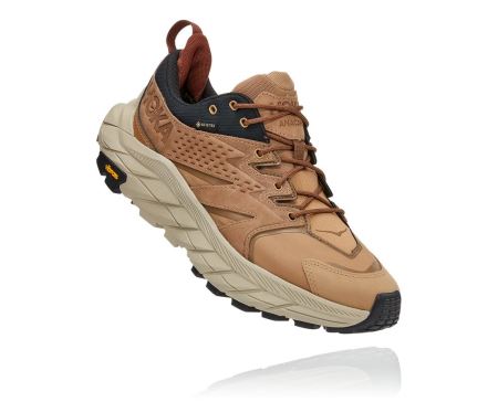 Hoka One One Anacapa Low GORE-TEX - Adidasi Alergare Barbati Negrii | RO-lb6ieHE